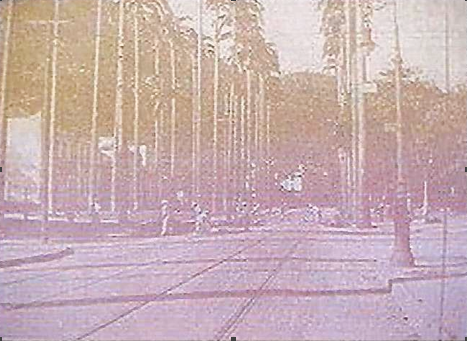 Largo dos Leões no início do século XX.